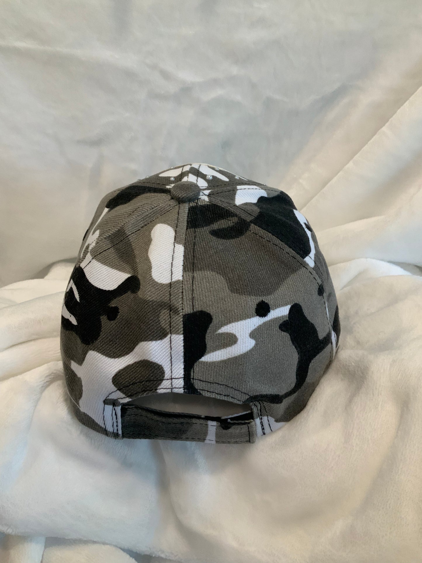 Bougie Girl Camo Baseball Cap – Gold Accent Edition