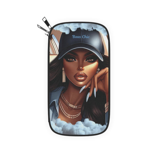 Stylish Passport Wallet for Boss Babes, Travel Accessory, Chic Wallet, Gift for Travelers, Organizer for Passport and Cards