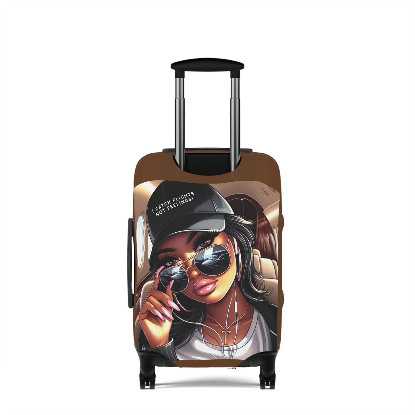Stylish Luggage Cover with Trendy Design, Travel Accessory, Unique Suitcase Protector, Personalized Baggage Cover, Gift for Travelers