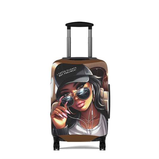 Stylish Luggage Cover with Trendy Design, Travel Accessory, Unique Suitcase Protector, Personalized Baggage Cover, Gift for Travelers