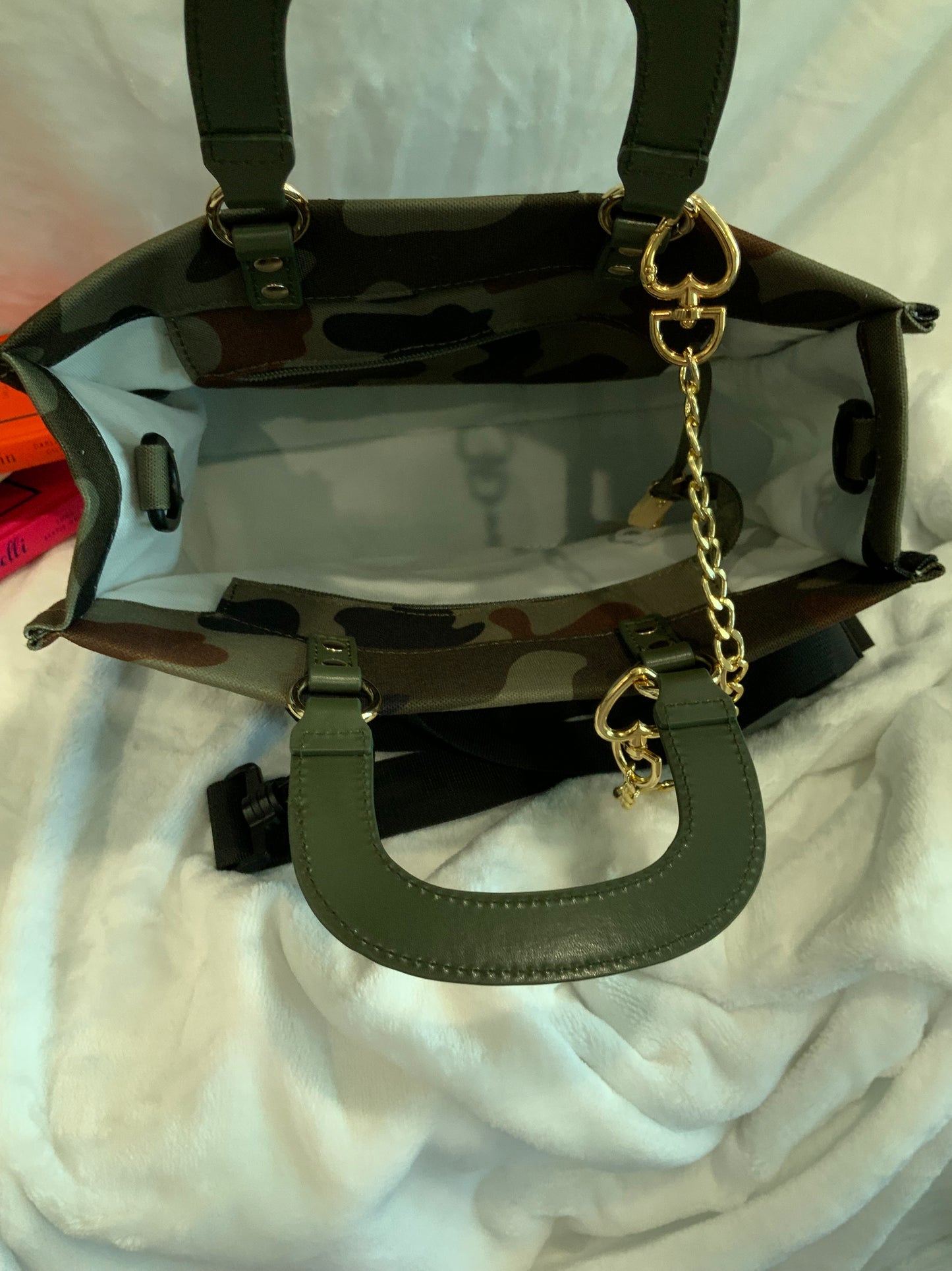 Camouflage Junk Tote – Red & Green Edition | Boss Chic Vibes