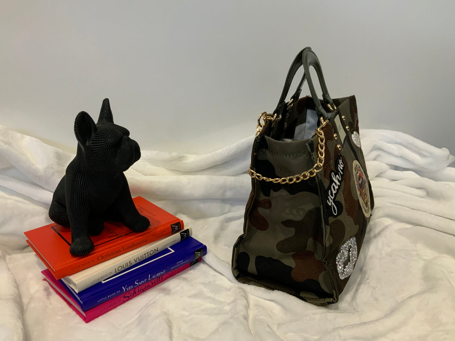 Camouflage Junk Tote – Red & Green Edition | Boss Chic Vibes