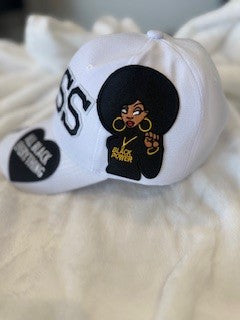 Black & White Boss Baseball Cap