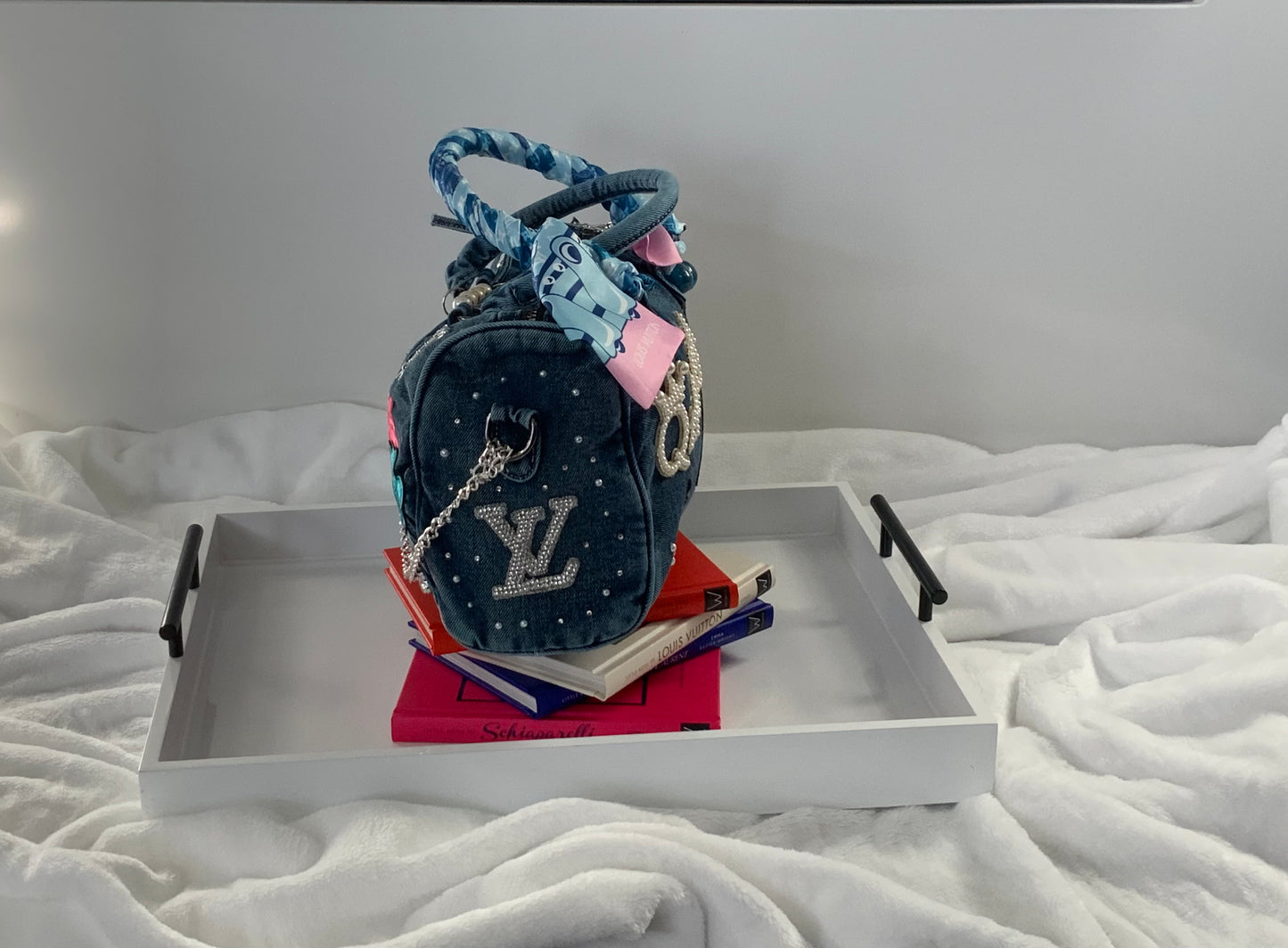 Turquoise & Pink Patchwork Junk Purse