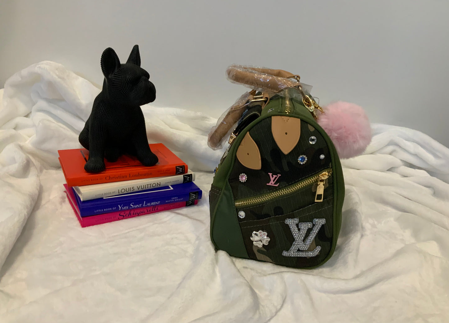 Camouflage Junk  Bag – Pink & Blue Patch Edition |