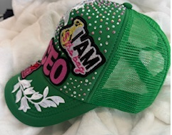 Green & Pink Trucker Hat
