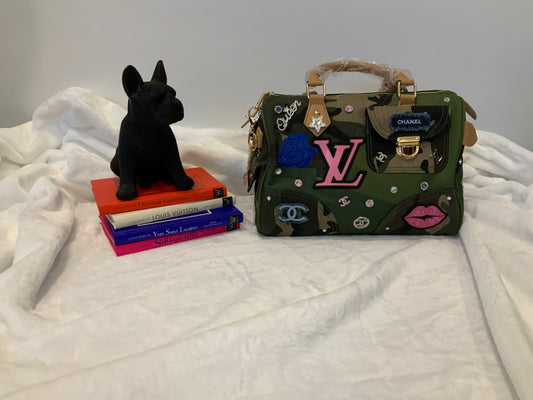 Camouflage Junk  Bag – Pink & Blue Patch Edition |