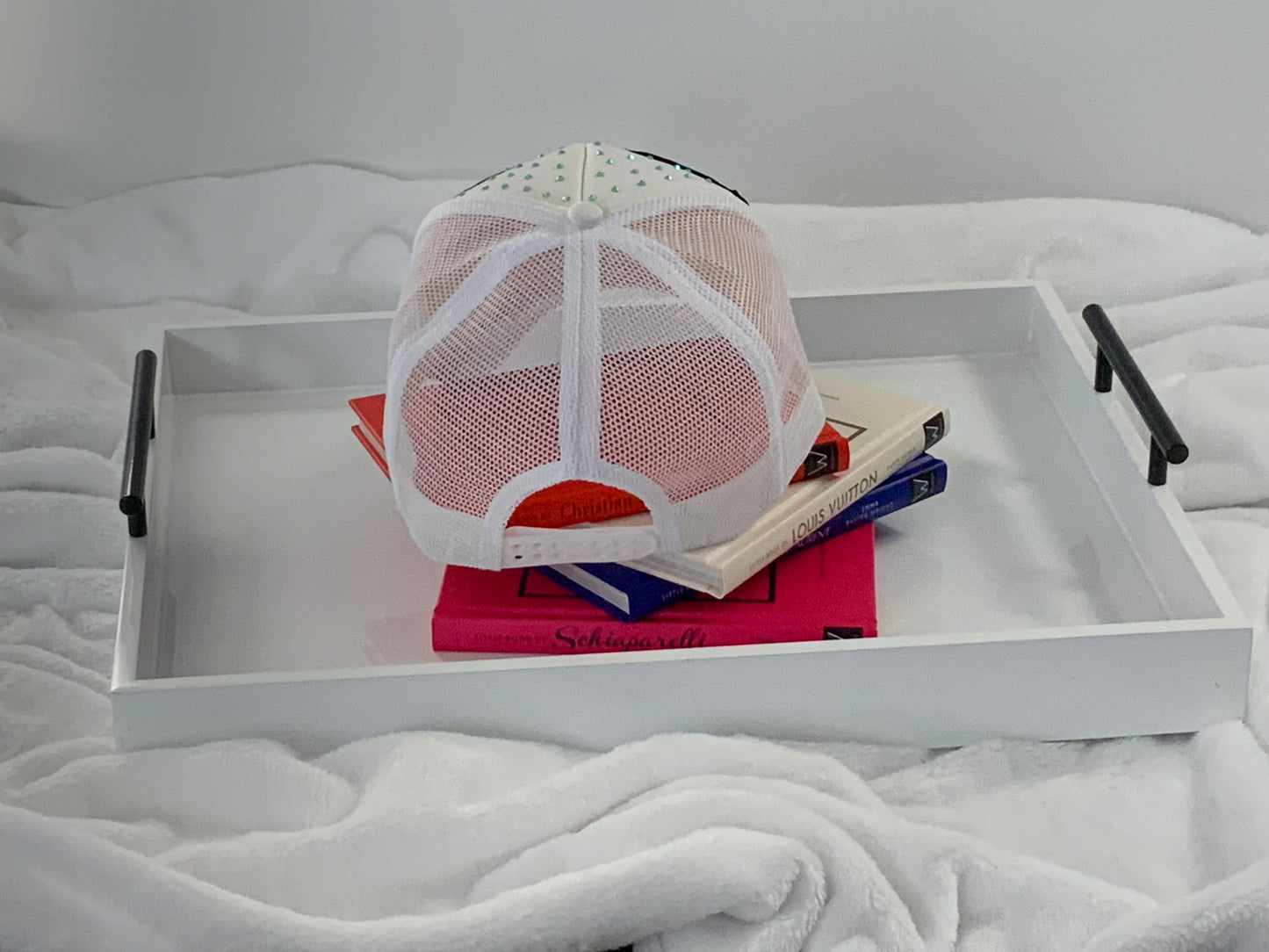 918 Area Code Trucker Hat – Green & White